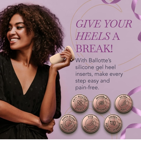 Heel Protector - Heel Grips Heel Pads 8 pcs - Picture 2 of 7